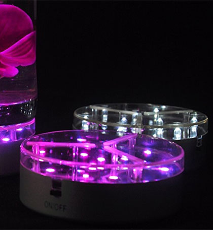 LED onderzet vaas