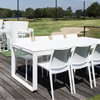 Flow dinner table white