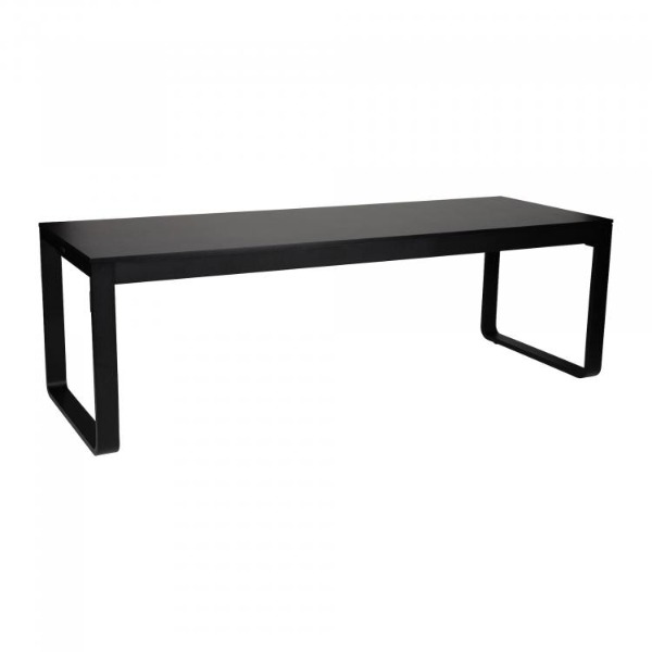 Flow dinner table black 